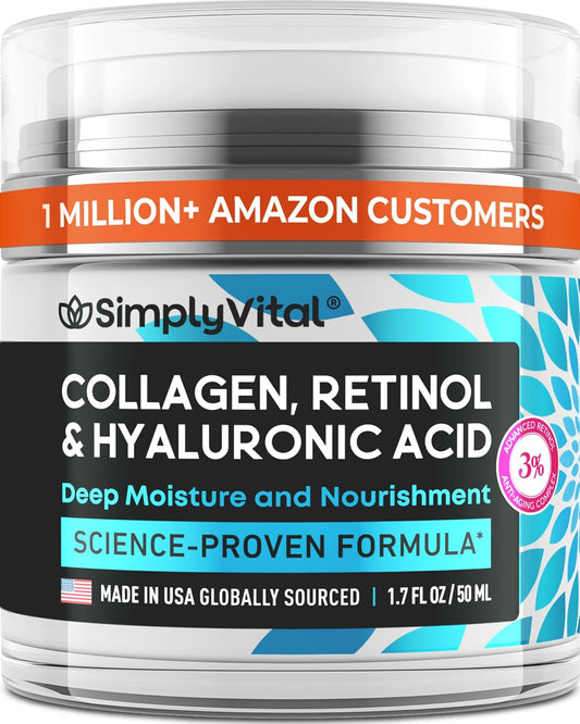 Collagen, Retinol & Hyaluronic Acid Face Serum | Anti-Aging | Origin Zero