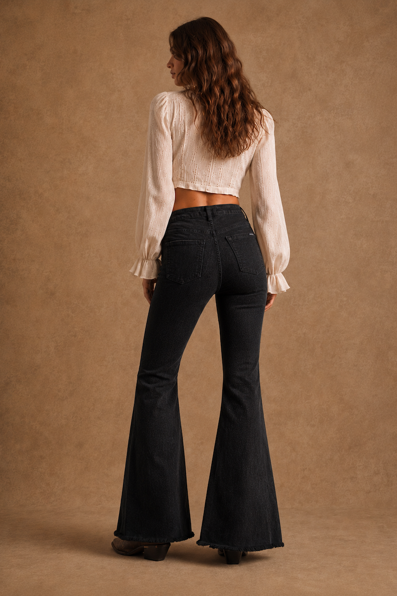 Starlit Glam Bell Bottom Jean