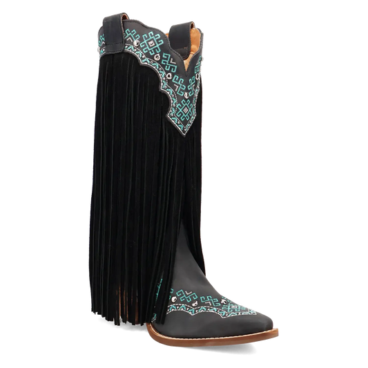 Dingo Tequila Sunrise - Women's Suede Leather Cowgirl Boots
