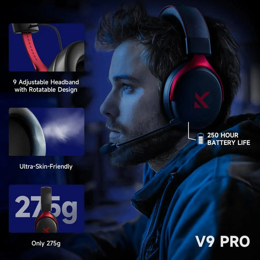 Pro Wireless Gaming Headset | 7.1 Surround & 250Hr Battery | Origin Zero