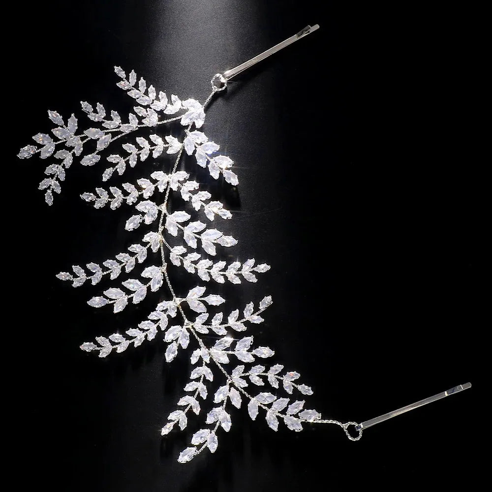 Cubic Zirconia Bridal Hair Comb – Luxury Wedding Headpiece for Bride, Prom & Party