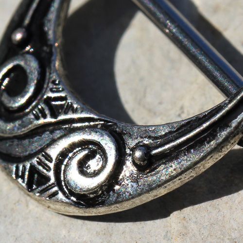 316L Stainless Steel Spiral Tribal Nipple Shield