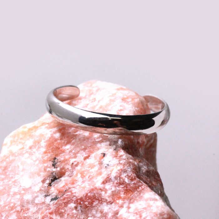 Sterling Silver Simple Band Toe Ring