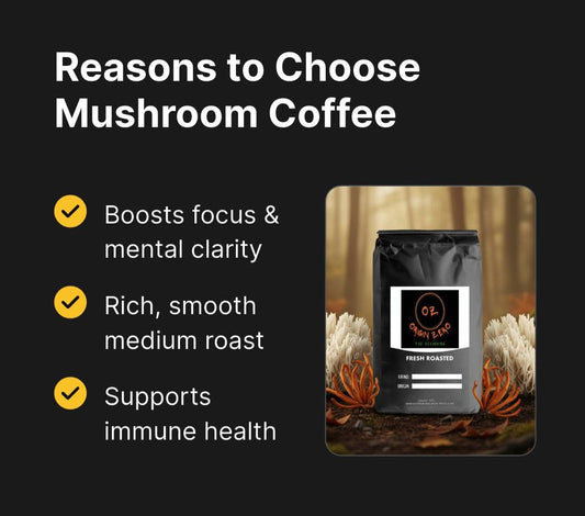The Benefits of Mushroom Coffee | Origin Zero Inc