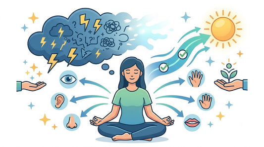 Feeling overwhelmed by chronic stress? Master your mind, challenge negative thought spirals, and reclaim daily peace with this 4-step calm guide.