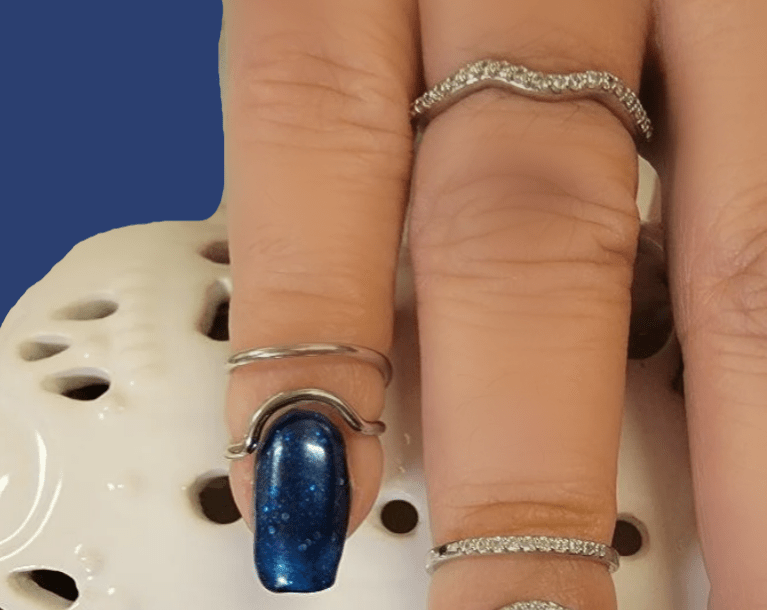Minimalistic Nail Cuff Ring