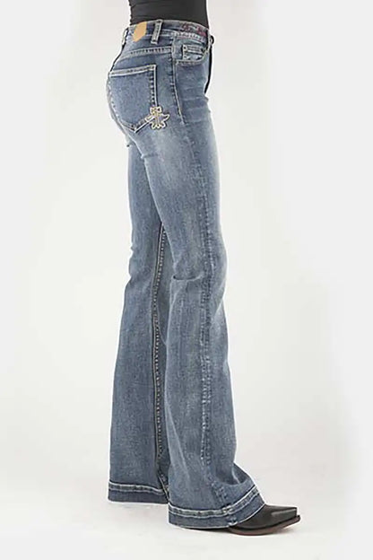Tin Haul 595 Libby Fit Anvil and Hammer ( Denim Light Wash )- Women's Jeans