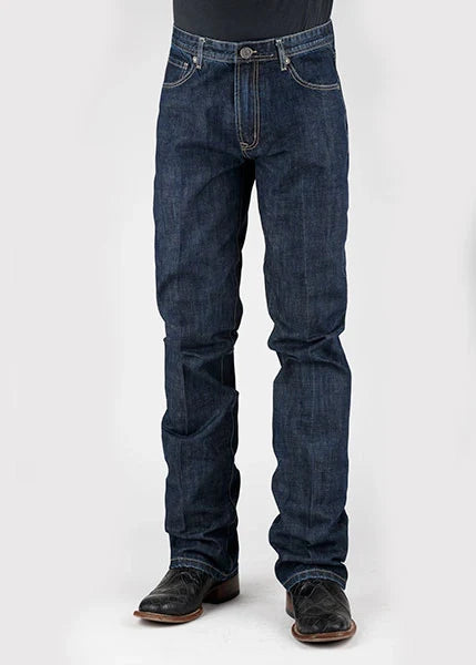 Stetson 1210 Straight Leg (Dark Wash) - Men's Jeans