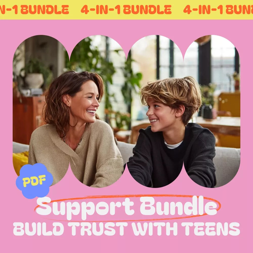 Parent’s Support Bundle to Build Trust with Teens – Guides, eBooks & Checklists