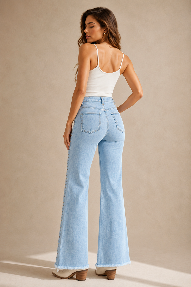The Silver Lining Studded Jean