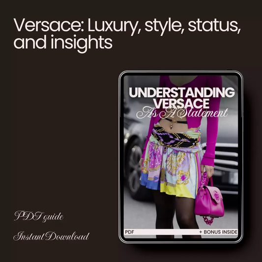 Understanding Versace as a Statement: Why Versace is a Status Choice – eBook Guide