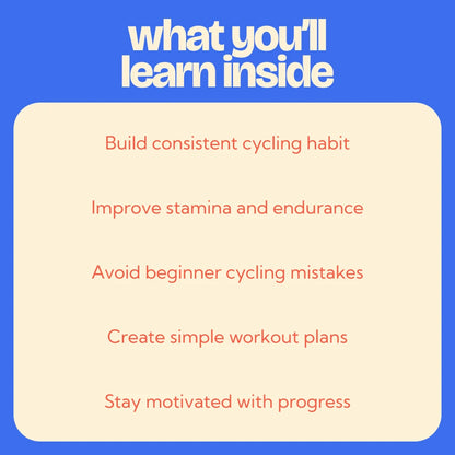 Text on a blue background with a yellow square containing benefits of cycling. | Origin Zero