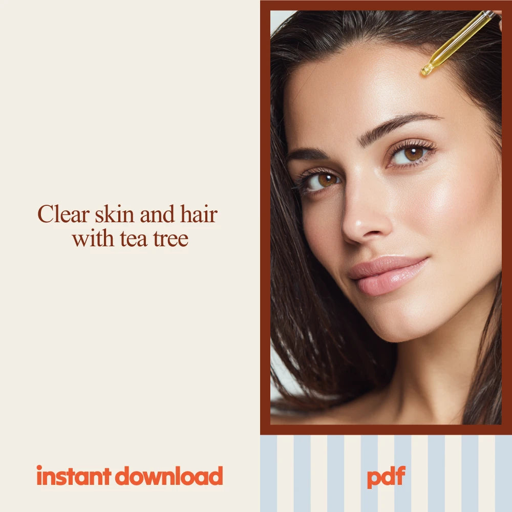 Tea Tree Oil Magic Revealed | 4-in-1 beauty benefits of tea tree oil Digital Bundle