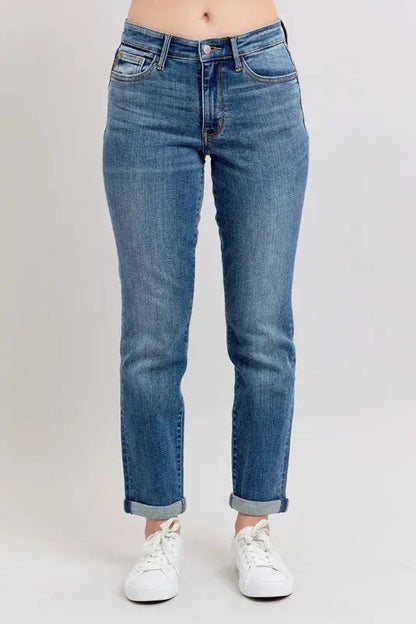 Women's Plus Size Skinny Jeans Women's Plus Size Jeans - Mid Rise & Pockets - Skinny Fit