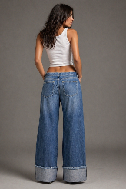 Dakota Drift Low Rise Medium Wash
