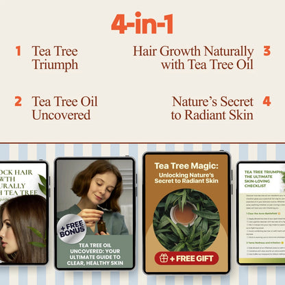 Tea Tree Oil Magic Revealed | 4-in-1 beauty benefits of tea tree oil Digital Bundle