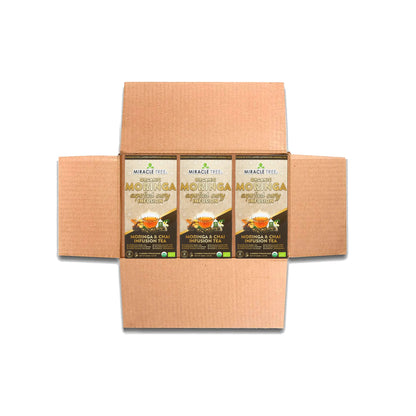 Organic Moringa Energy Tea - Chai Spice - Natural Coffee Alternative