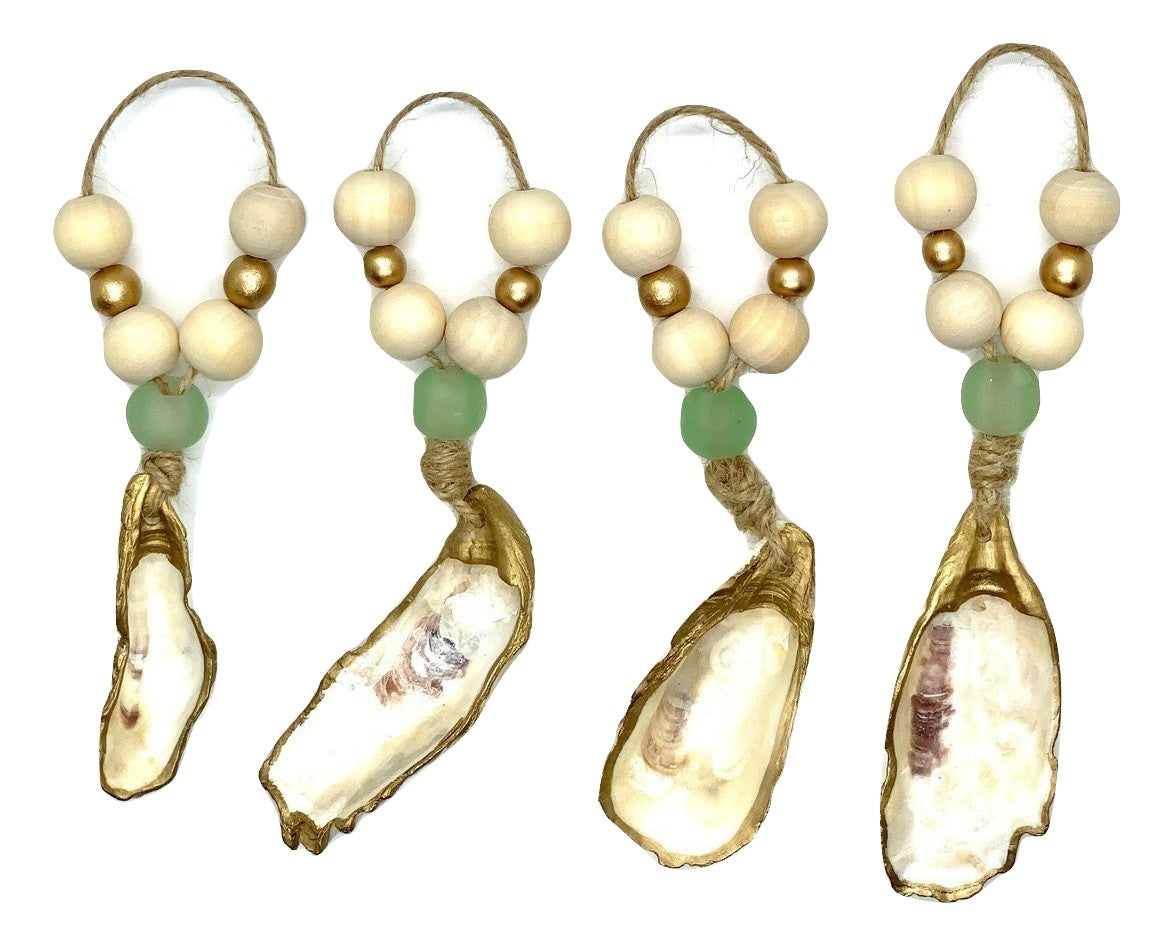 Sea Side Ornaments - Oyster or Starfish (Set of 3)