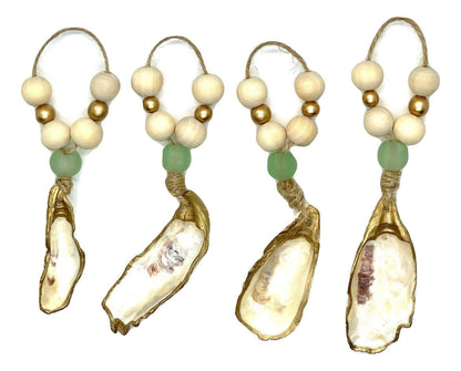 Sea Side Ornaments - Oyster or Starfish (Set of 3)
