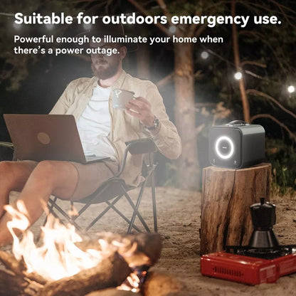 Portable 550Wh Solar Power Station | 600W Pure Sine Wave | AC, USB & DC