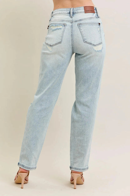 Women's Plus Size Jeans Jeans - Plus Size Destroyed - Women's Boyfriend Fit
