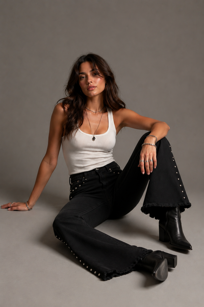 The Stevie Studded Flare