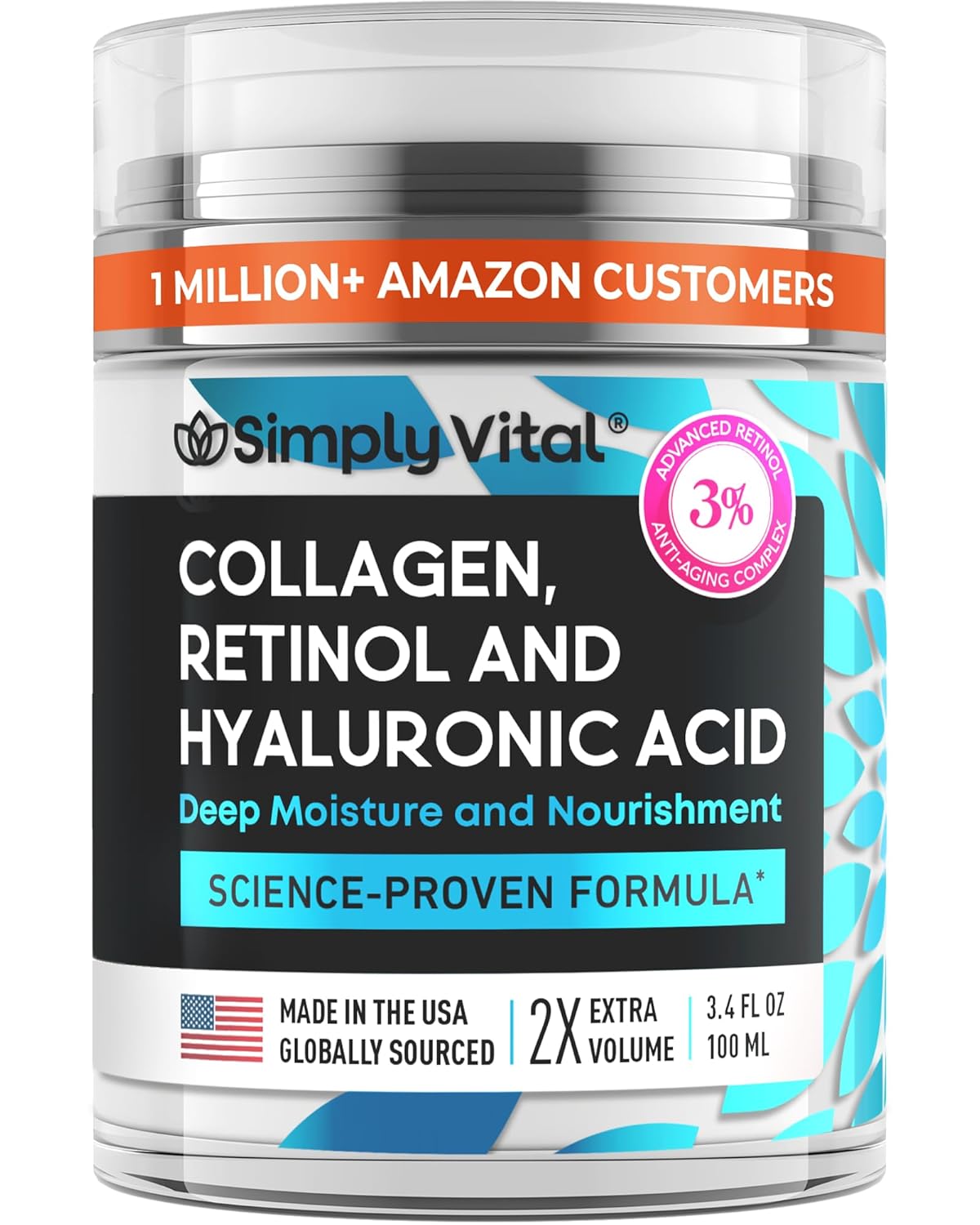 Collagen, Retinol & Hyaluronic Acid Face Serum | Anti-Aging | Origin Zero