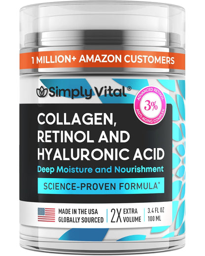 Collagen, Retinol & Hyaluronic Acid Face Serum | Anti-Aging | Origin Zero