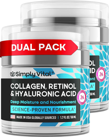 Collagen, Retinol & Hyaluronic Acid Face Serum | Anti-Aging | Origin Zero