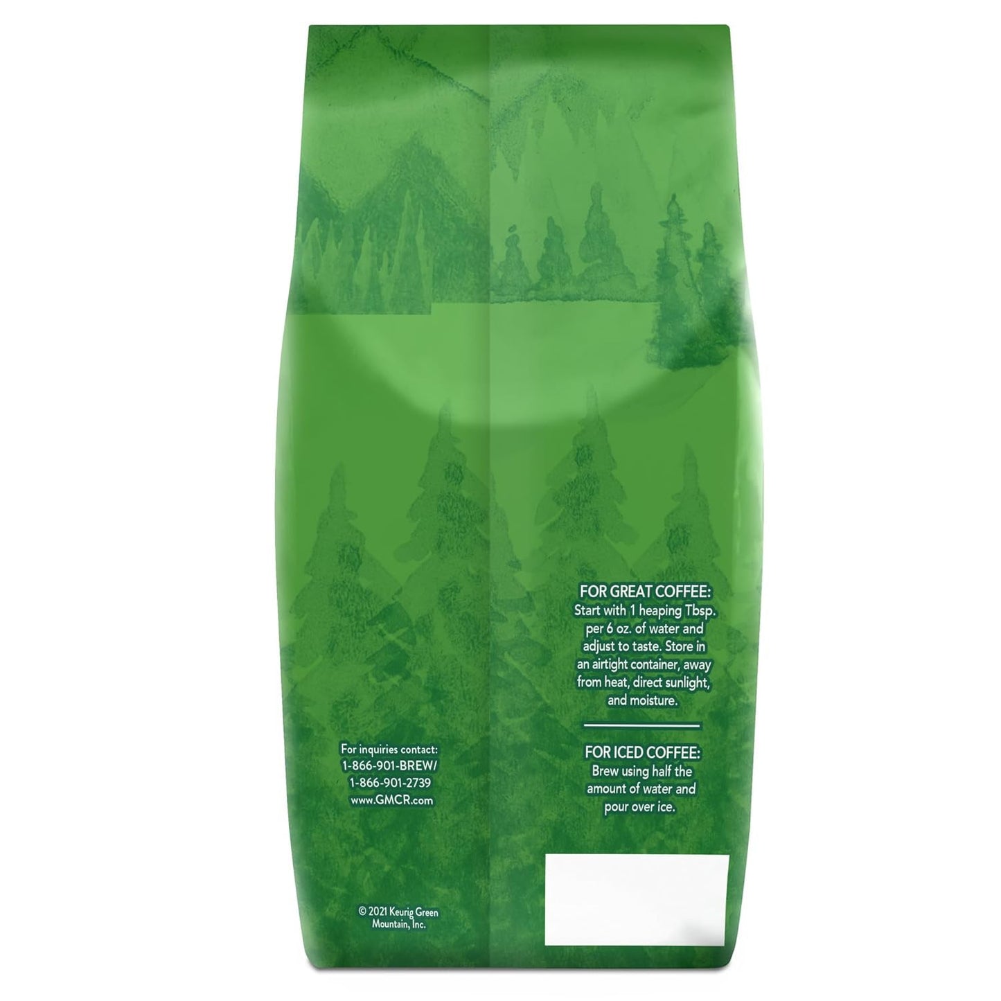Green Mountain Dark Magic Ground Coffee | Extra Bold Dark Roast, 18oz | Origin Zero