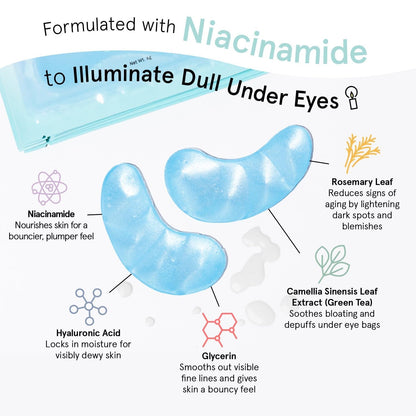 grace & stella Gold Under Eye Masks | Dark Circles & Puffiness | Origin Zero