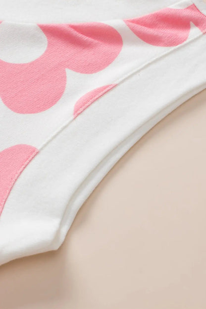Women's Knitted Tank Top Knitted Tank Top - Pink Floral V-Neck - Summer Style