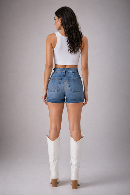 The Easy Rider Short Light Stone Wash