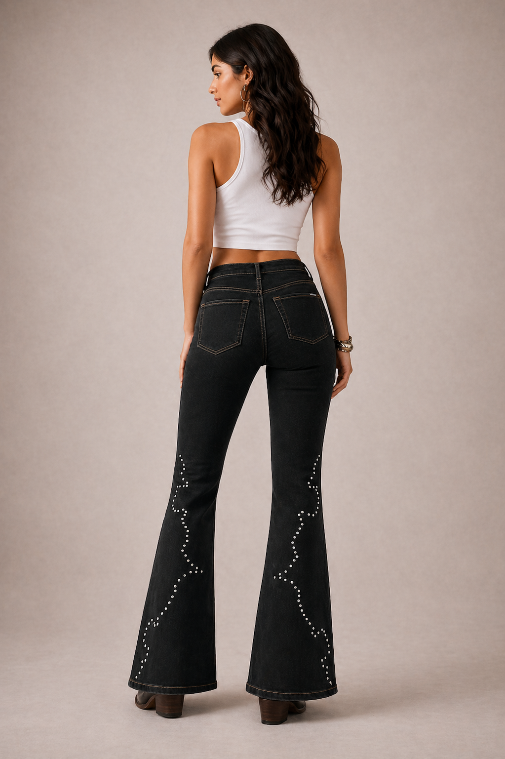 Santa Fe Boot Cut Stretch Jean - Black Denim