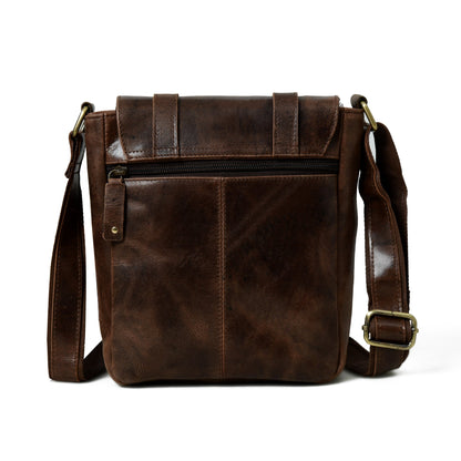 Side Leather Messenger Bag