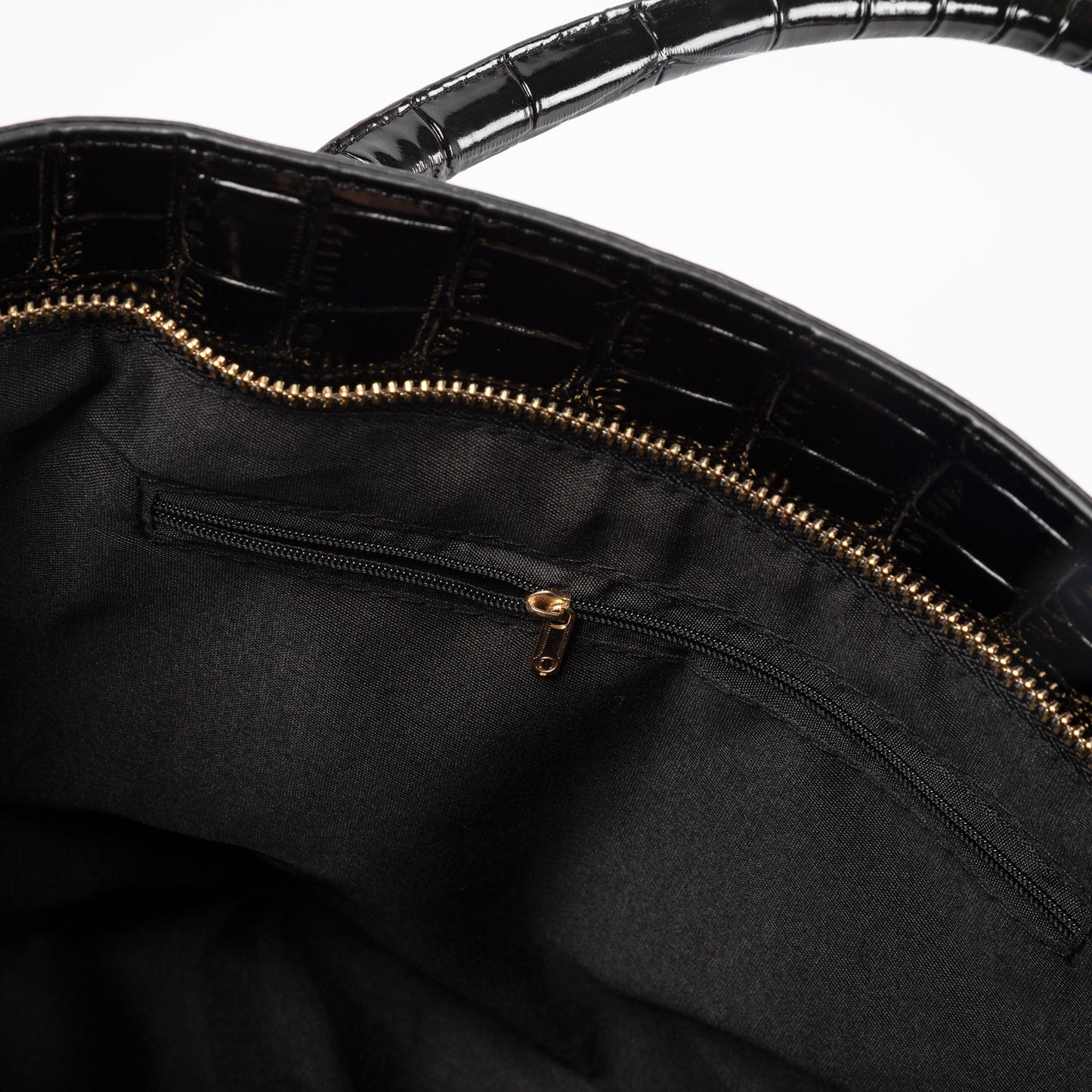 Patterned Paw Faux Leather Handbag