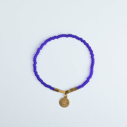 Iraqi Single Charm Beaded Bracelet