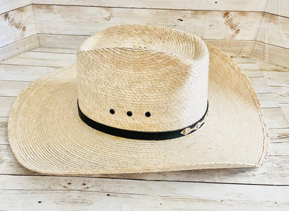 Cowboy Mexican Palm Leaf Straw Hat Sombrero Vaquero Artesanal de Palma