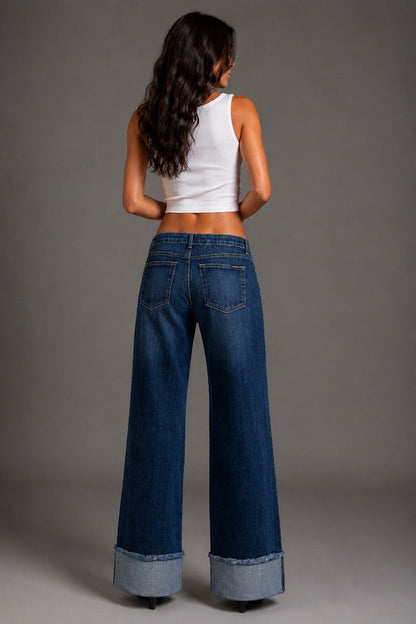 Dakota Drift Low Rise Dark Wash