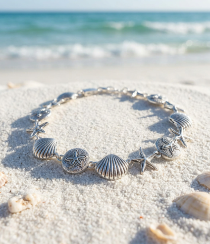 Seashell Charm Bracelet