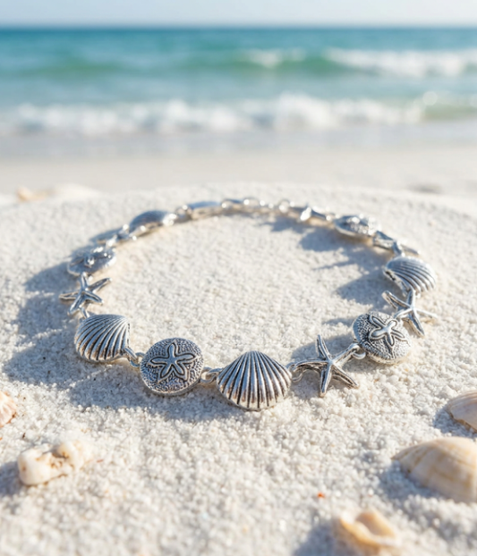 Seashell Charm Bracelet