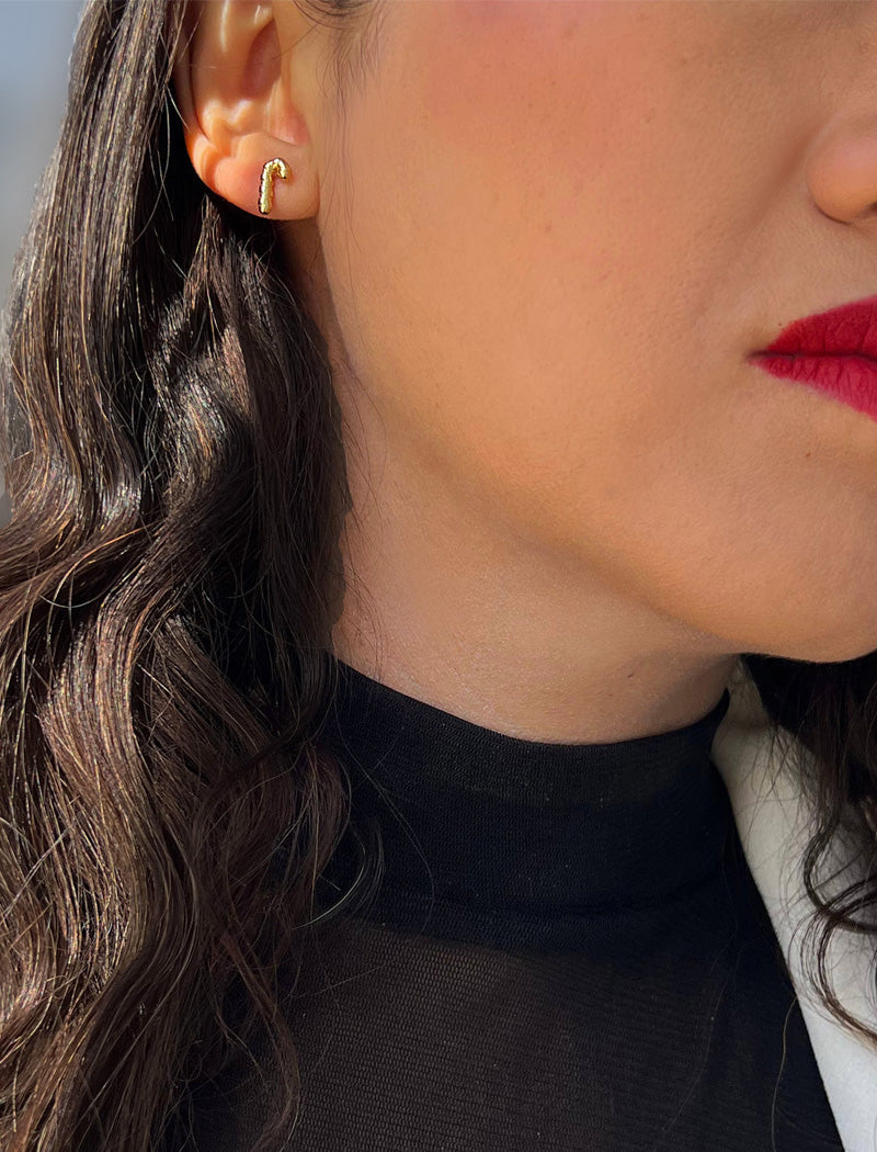 CANDY CANE HOLIDAY Earrings | Sterling Silver