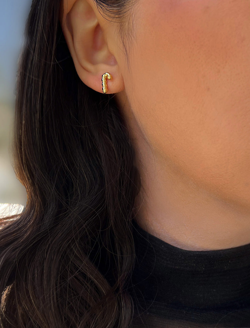 CANDY CANE HOLIDAY Earrings | Sterling Silver