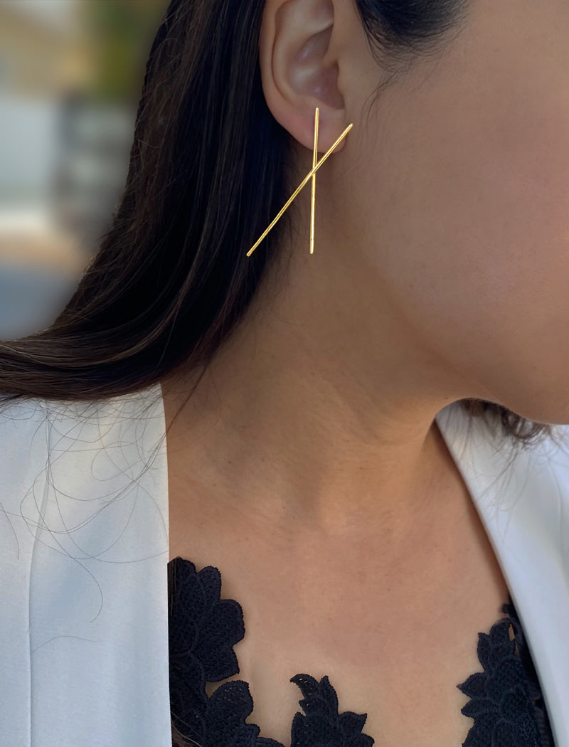 CHOPSTICK Long Earrings