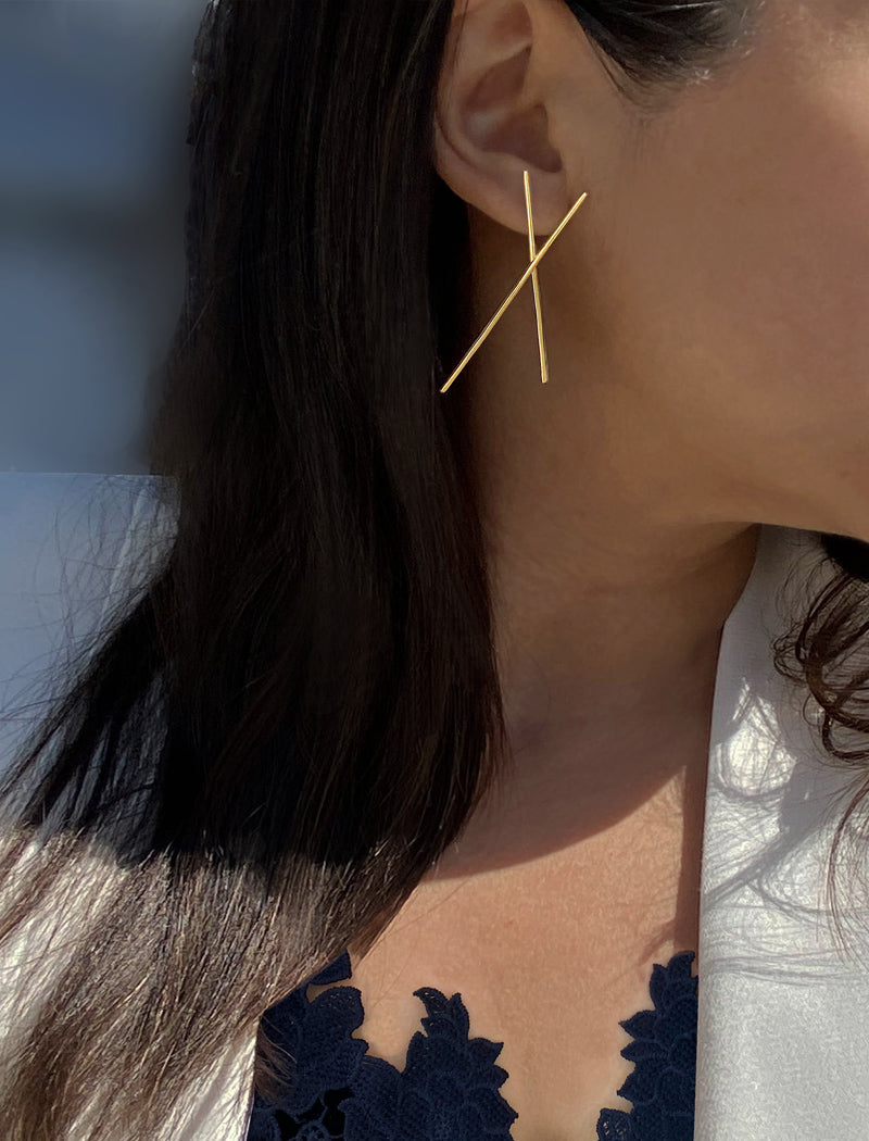 CHOPSTICK Long Earrings