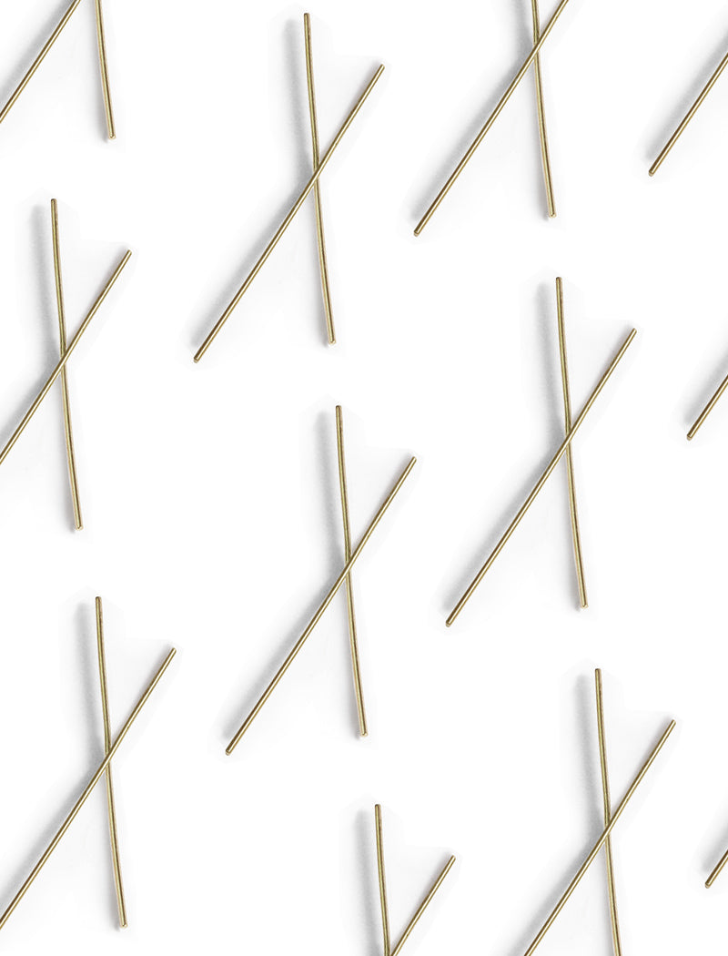 CHOPSTICK Long Earrings | Sterling Silver