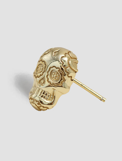 DAY OF THE DEAD Skull Stud (One Earring Only)