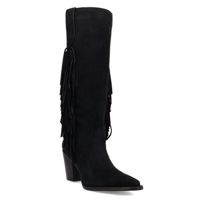 Dingo Twister - Women's Suede Leather Cowgirl Boots