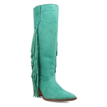 Dingo Twister - Women's Suede Leather Cowgirl Boots