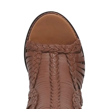 Dingo Jeezy - Womens Leather Sandal Cowgirl Boot (Closeout)